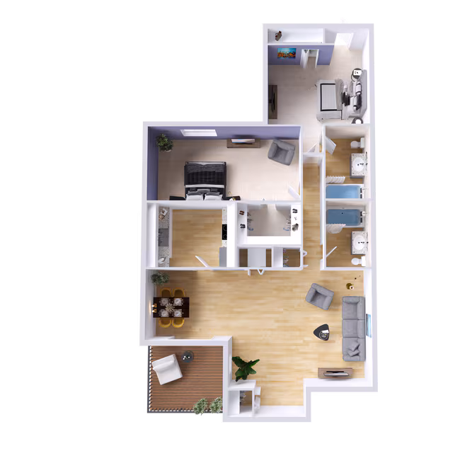Unit 1944D 1944D floor plan